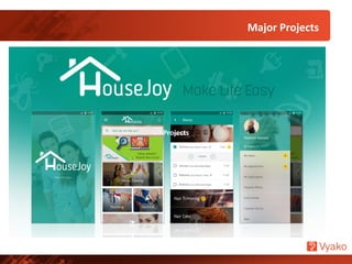 Projects	
  
Major	
  Projects	
  
 