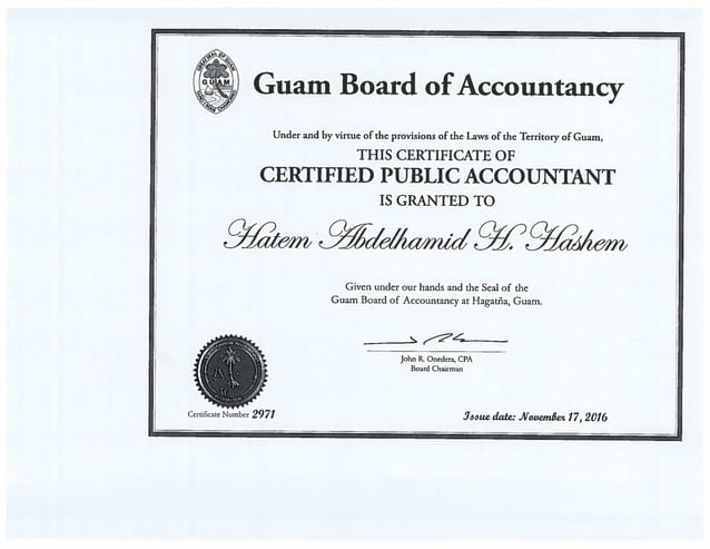 CPA Certificate PPT