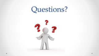 Questions?
 
