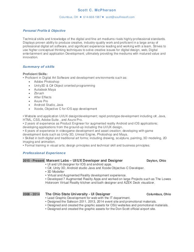 scott c mcpherson gui resume 11 15 2016 gui designer resume