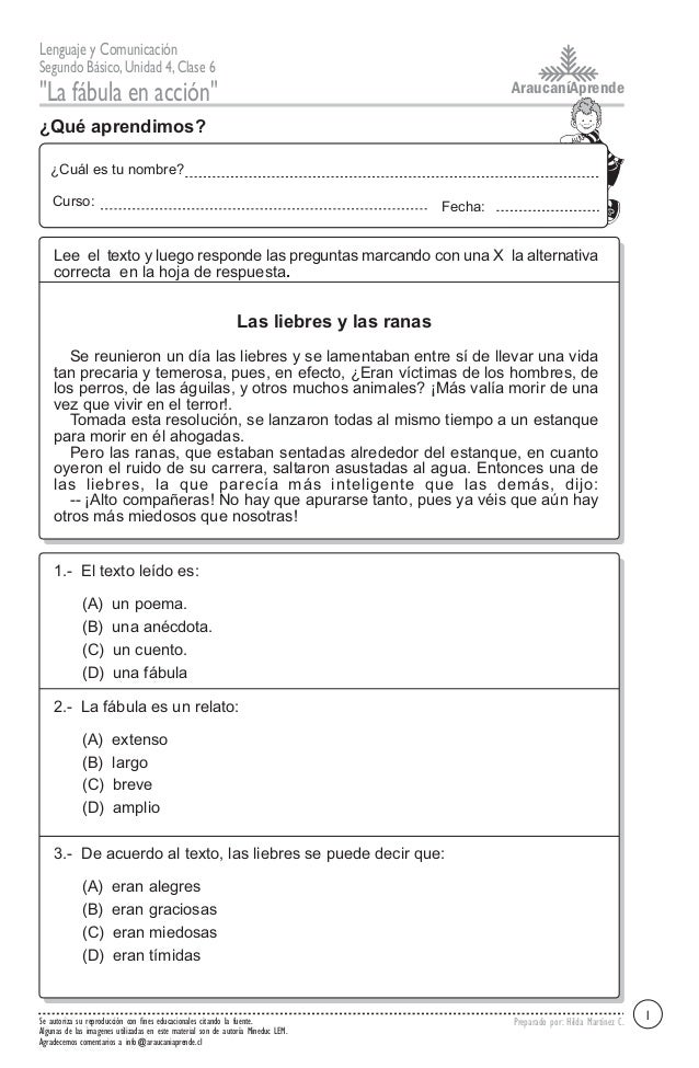 43 Fábula Las Liebres Y Las Ranas