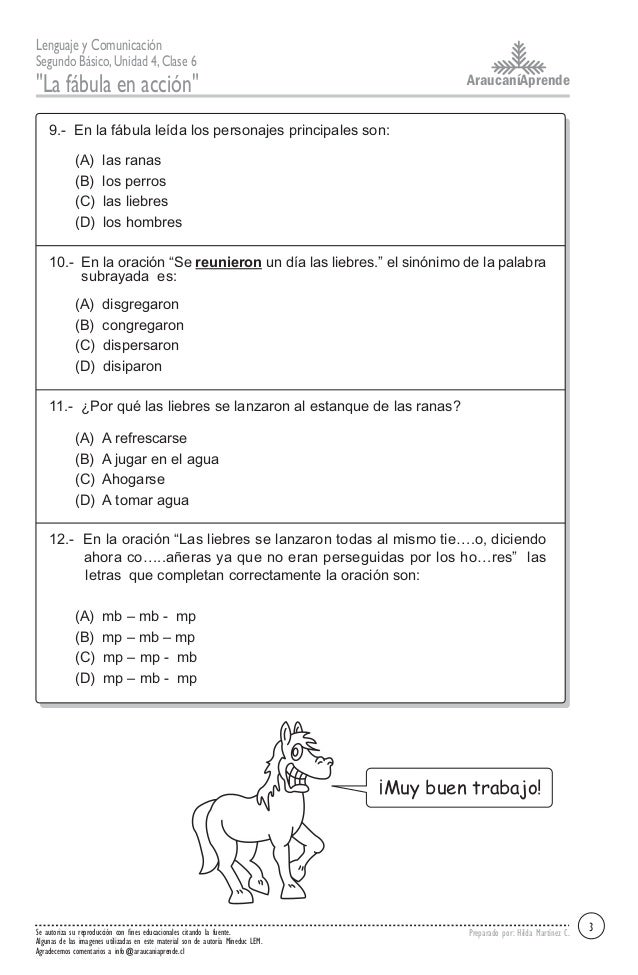 43 Fábula Las Liebres Y Las Ranas