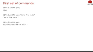 Redis and it's data types | PPTX
