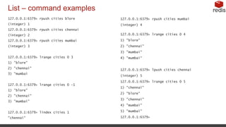 Redis and it's data types | PPTX