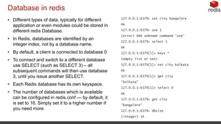 Redis and it's data types | PPTX