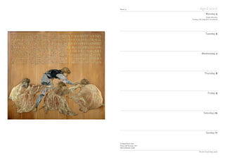 Week 15 April 2010
Monday 5
Tuesday 6
Wednesday 7
Thursday 8
Friday 9
Saturday 10
Sunday 11
The Art Fund Diary 2010
Sir Edward Burne-Jones
Perseus and the Graiae, 1877
National Museum Cardiff
Easter Monday
Holiday (UK, Republic of Ireland)
 