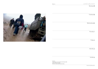 Week 27 June/July 2010
Monday 28
Tuesday 29
Wednesday 30
Thursday 1
Friday 2
Saturday 3
Sunday 4
The Art Fund Diary 2010
Emily Jacir
Crossing Surda (a record of going to and from work), 2002
Gallery of Modern Art, Glasgow
© The artist, courtesy Anthony Reynolds Gallery
 