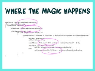 WHERE THE MAGIC HAPPENS
 