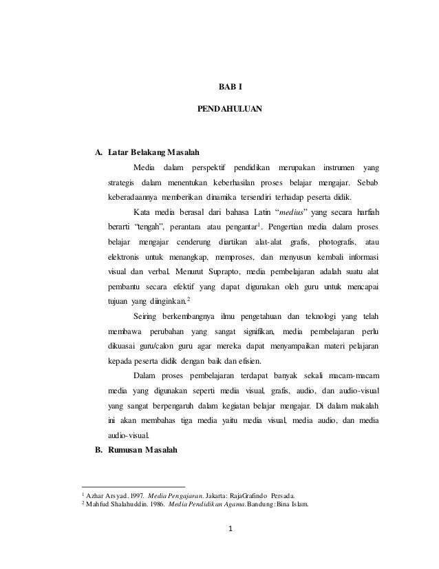 Media Pembelajaran Visual Audio Audio Visual