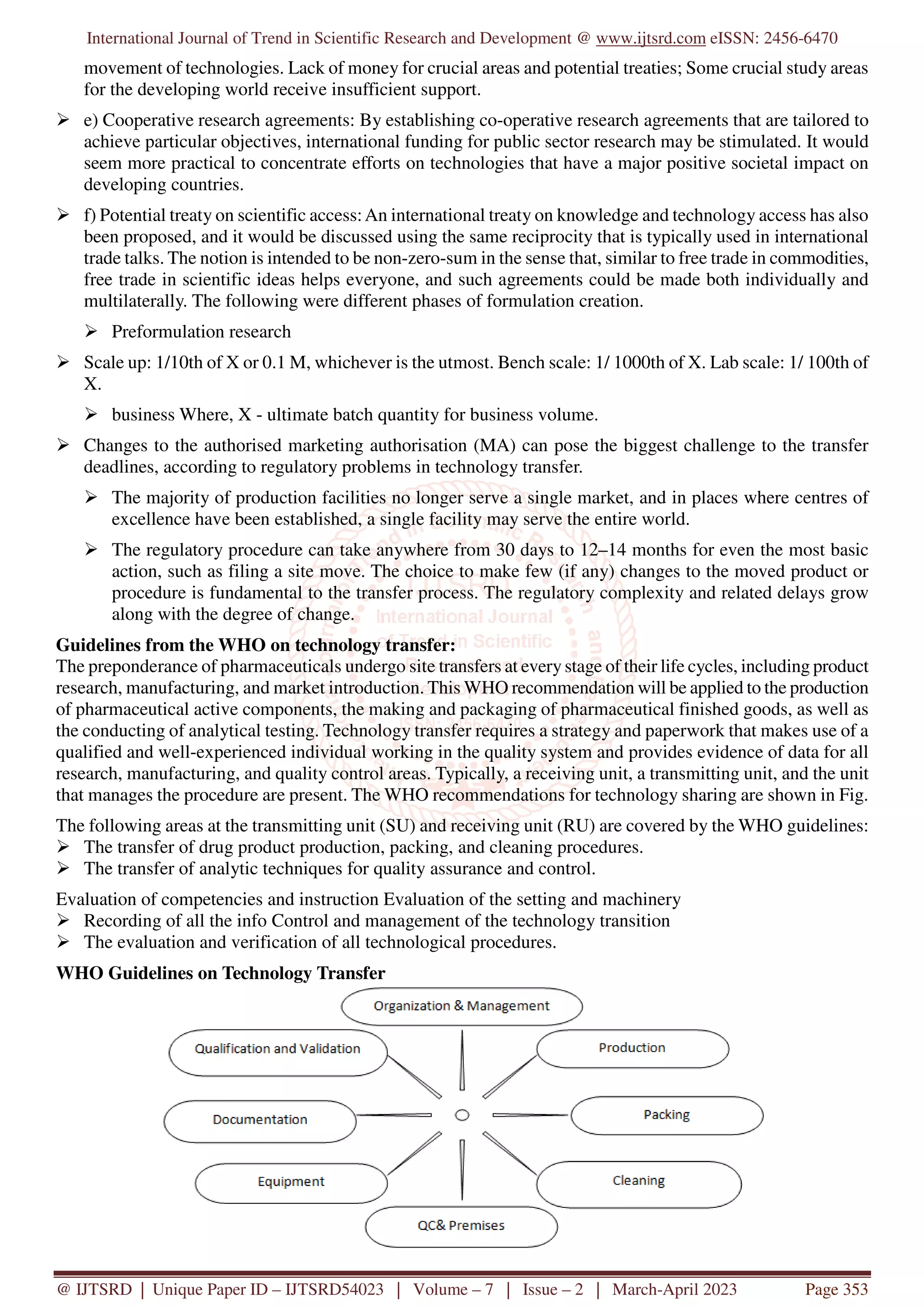 Overview of Technology Transfer in Pharmaceutical Industry | PDF ...