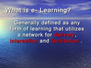 E learning briefing at UniRazak | PPT