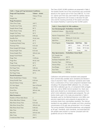 Method 8260C by Purge and Trap Gas Chromatography Mass Spectrometry ...