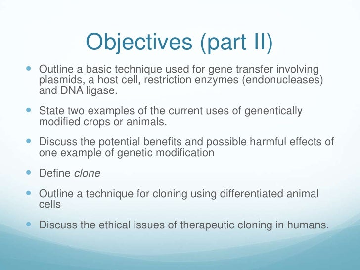 4 6 Biotechnology And Genetic Engineering