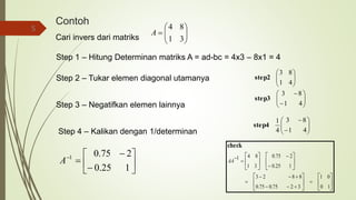 Matriks inver's dan ruang vektor inver's | PDF