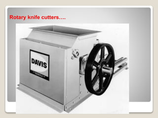 Rotary knife cutters….
 