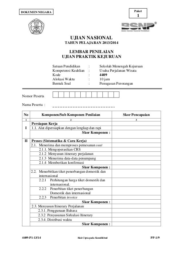 4409 P1 P Psp Usaha Perjalanan Wisata