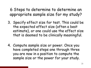 Statistical Power And Sample Size Calculations .ppt