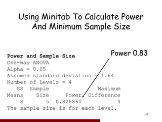 Statistical Power And Sample Size Calculations .ppt