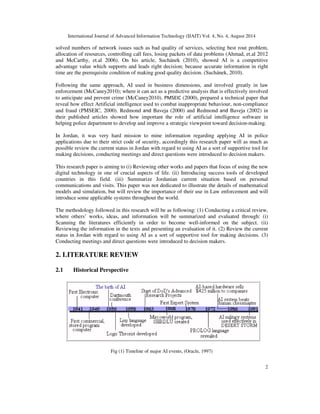 ARTIFICIAL INTELLIGENCE IN LAW ENFORCEMENT, A REVIEW | PDF