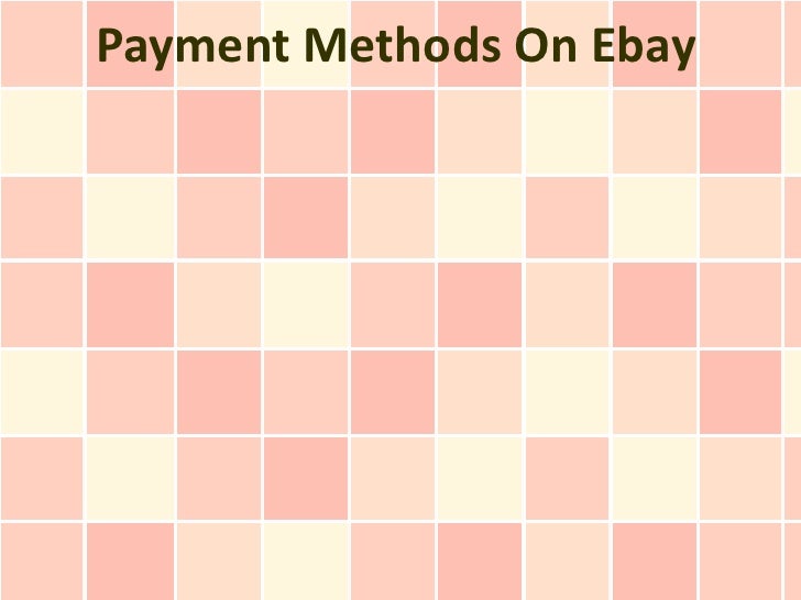 Payment Methods On Ebay