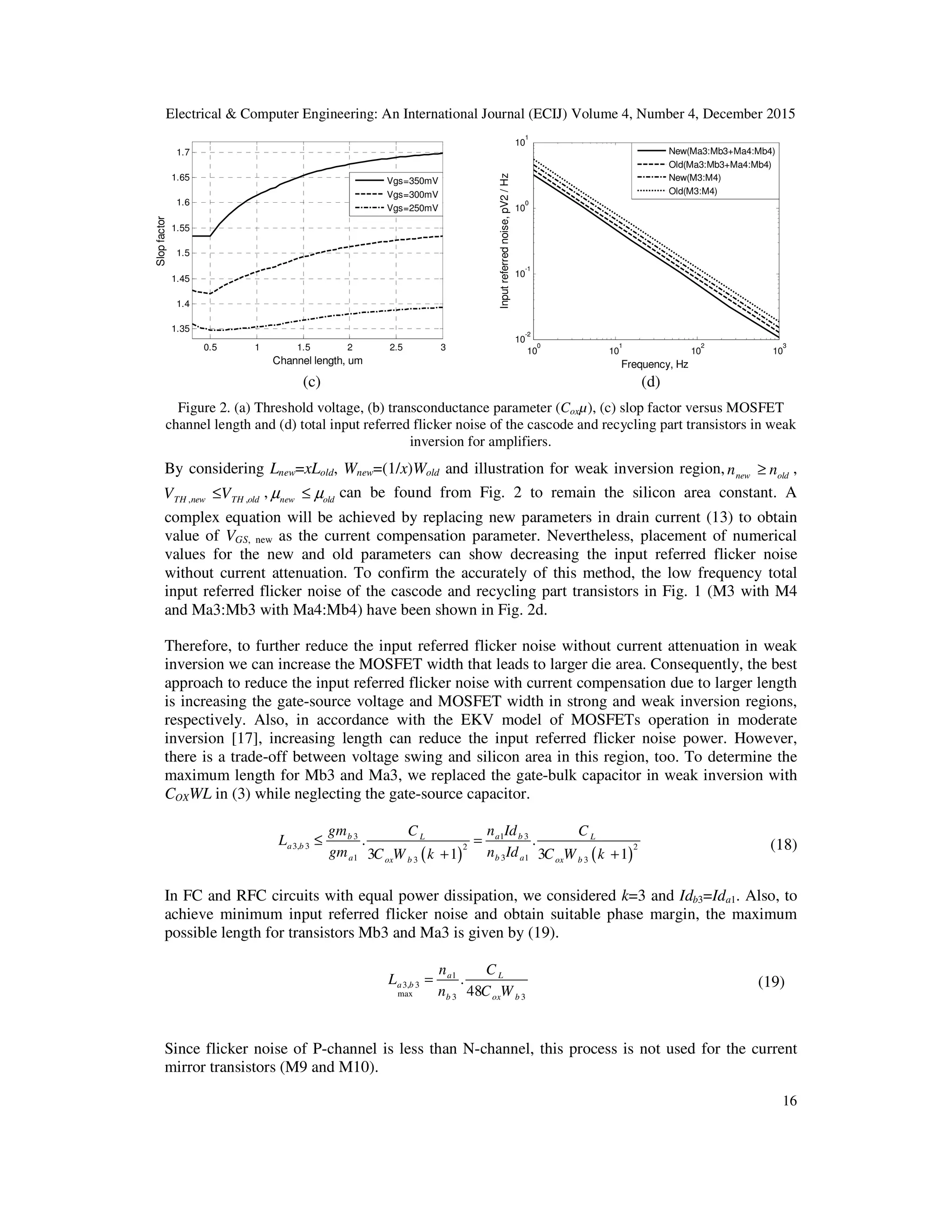 INPUT REFERRED NOISE REDUCTION TECHNIQUE FOR TRANSCONDUCTANCE ...
