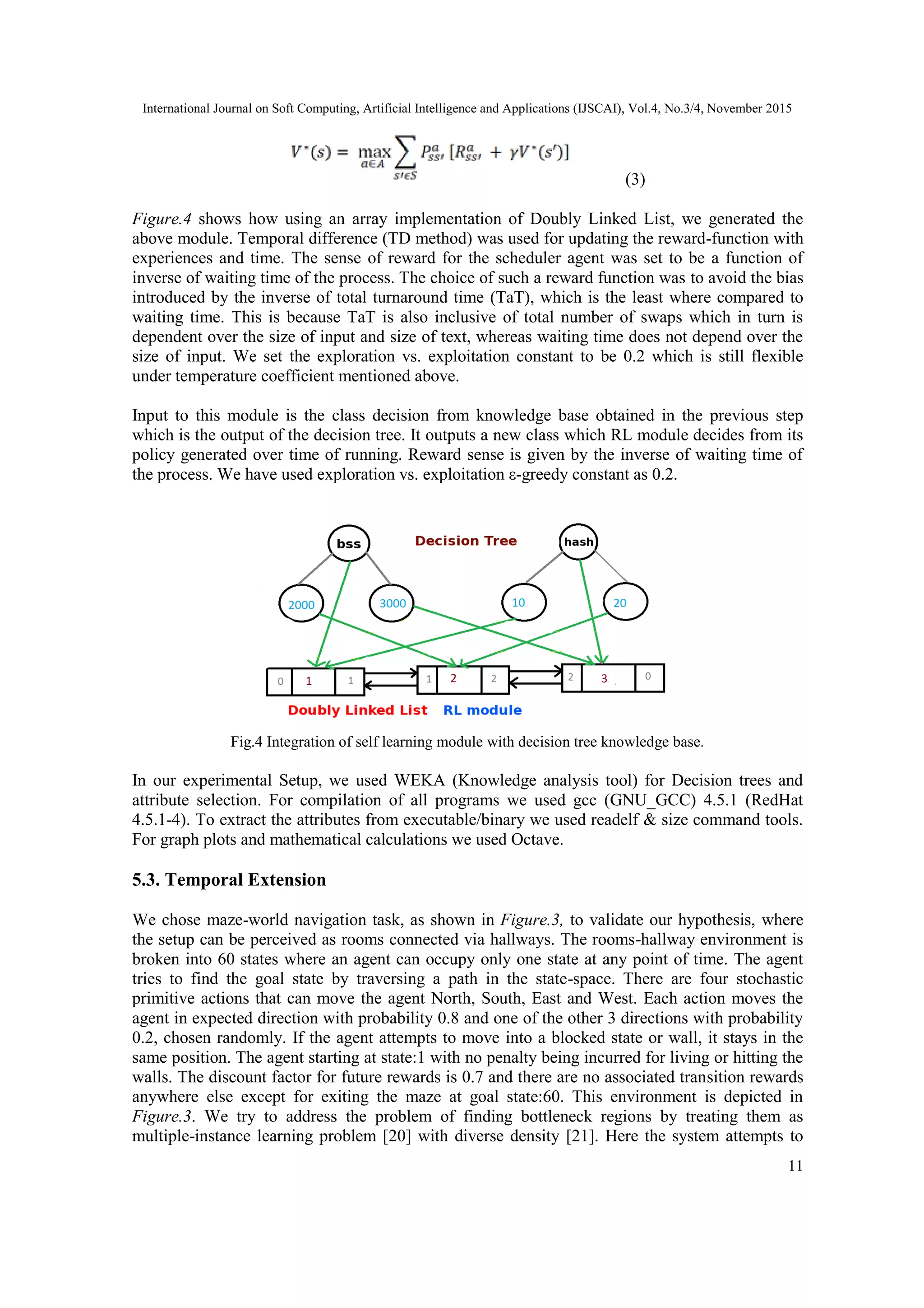 TEMPORALLY EXTENDED ACTIONS FOR REINFORCEMENT LEARNING BASED SCHEDULERS ...