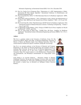 LOW POWER SI CLASS E POWER AMPLIFIER AND RF SWITCH FOR HEALTH CARE | PDF