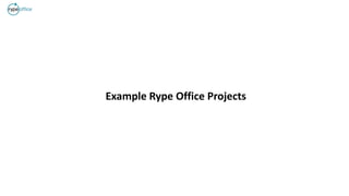 Example Rype Office Projects
 