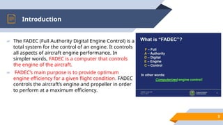 Fadec System.pdf Comprehensive Overview of Full Authority Digital Engine Control (FADEC ...