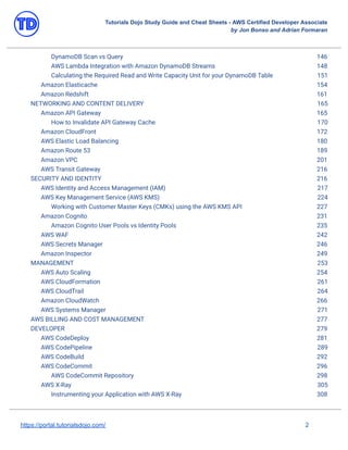 AWS Certified Developer Associate Exam Jon Bonso And Adrian Formaran | PDF