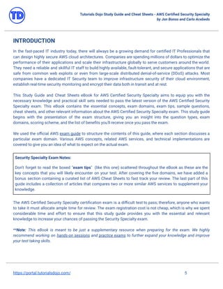 AWS Certified Security Specialty Exam Jon Bonso And Carlo Acebedo | PDF
