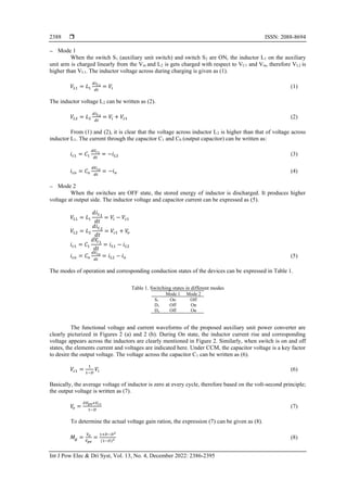 A novel auxiliary unit based high gain DC-DC converter for solar PV ...
