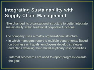 Nike supply chain management ppt Clearance