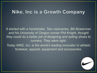 nyheder mareridt Modsigelse Supply Chain Management-Nike