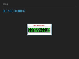 DEMO
OLD SITE COUNTER?
artists
 