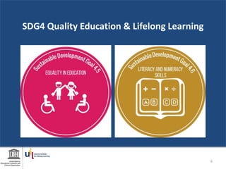 SDG4 Quality Education & Lifelong Learning
6
 