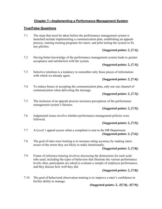 Comprehensive Guide to Performance Management Systems and Training | PDF