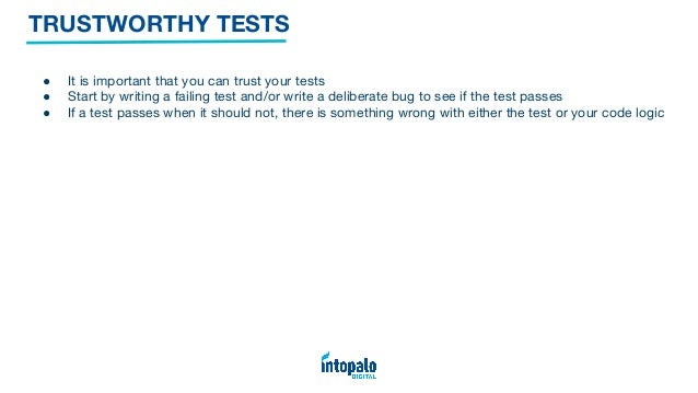 Unit Testing In Unity Unit Testing In Unity