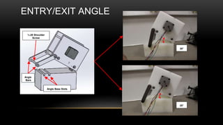 ENTRY/EXIT ANGLE
¼-20 Shoulder
Screw
Angle Base Slots
Angle
Bars
30°
25°
 