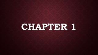 CHAPTER 1
 
