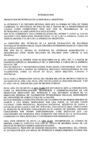Produccion de petroleo en las provincias argentinas | PDF
