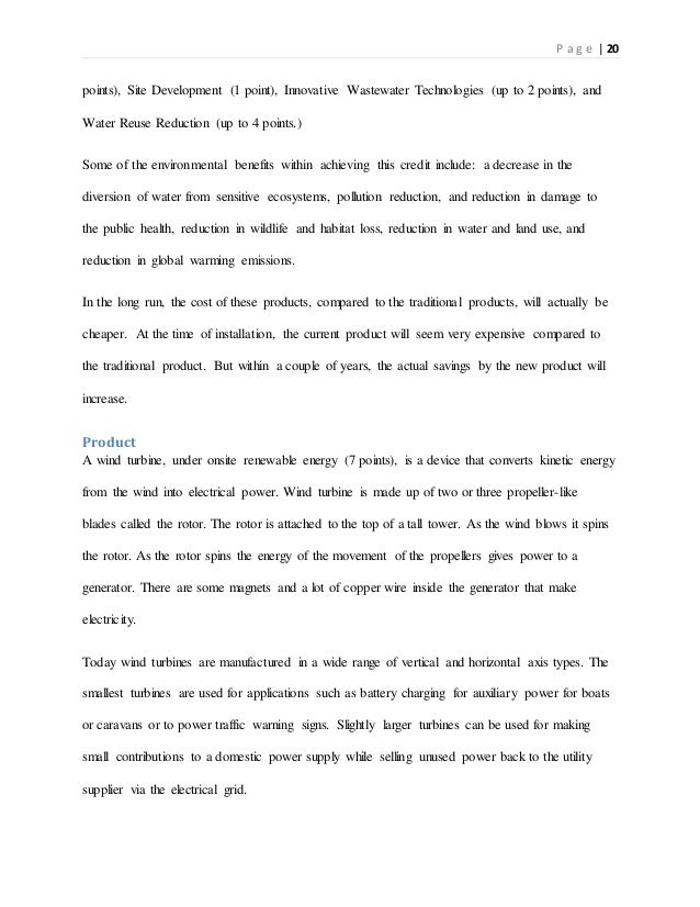 Leed Research Paper
