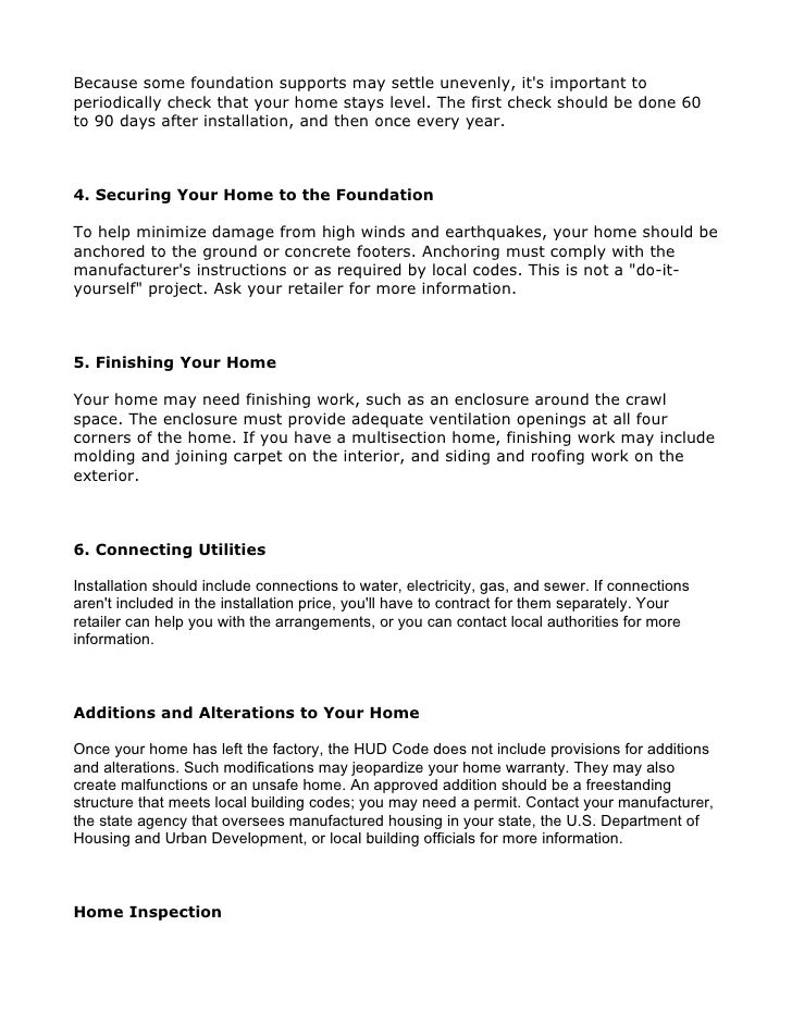 Project home buyers guide Project home buyers guide