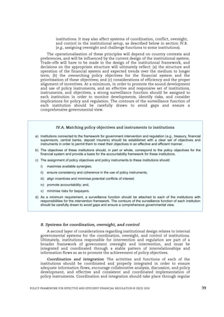 Policy Framework for Effrctive and Efficient Financial Regulations | PDF