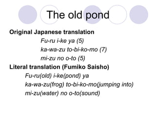 443878182-The-Old-Pond-by-Matsuo-Basho-ppt.ppt