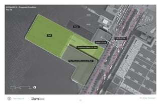 49
Team Heavy Lift VII. Design Typologies
Heavy Lift Site
Barge
Park
Tow Pound w/Recreational Roof
12th Ave / 9A
R100'
R200'
Temporary Heavy Lift Site
50 100 200 ft0
SCENARIO 3 – Proposed Condition
Pier 76
 