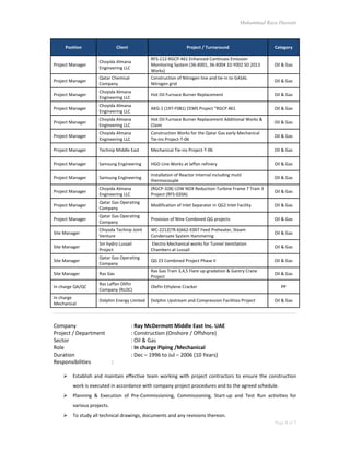 Muhammad Raza Hussain_Project Manager | PDF