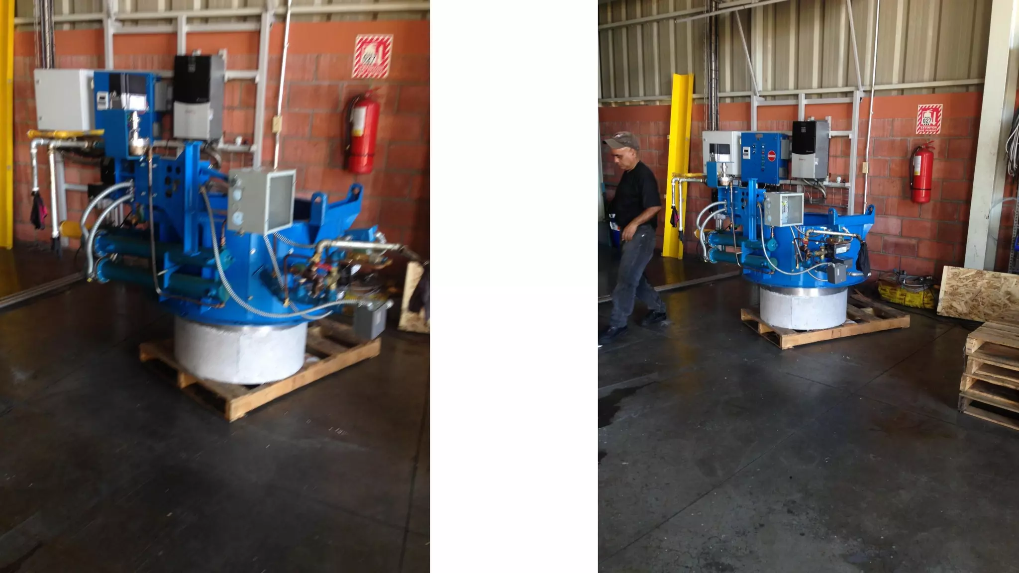 Quemado ST Johnson Instalacion 1000 HP CB High Pressure Boiler Retrofit Petenatti