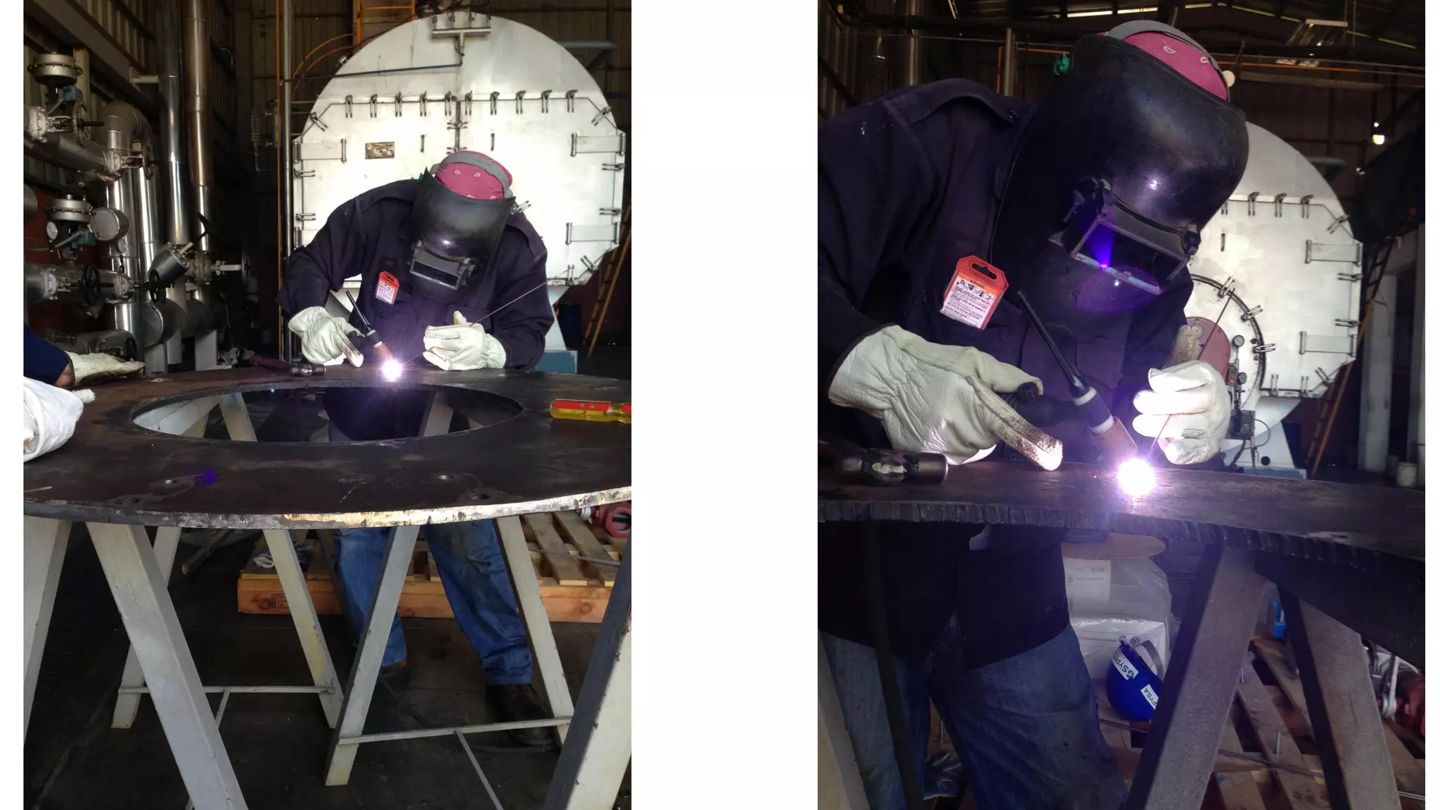 Quemado ST Johnson Instalacion 1000 HP CB High Pressure Boiler Retrofit Petenatti