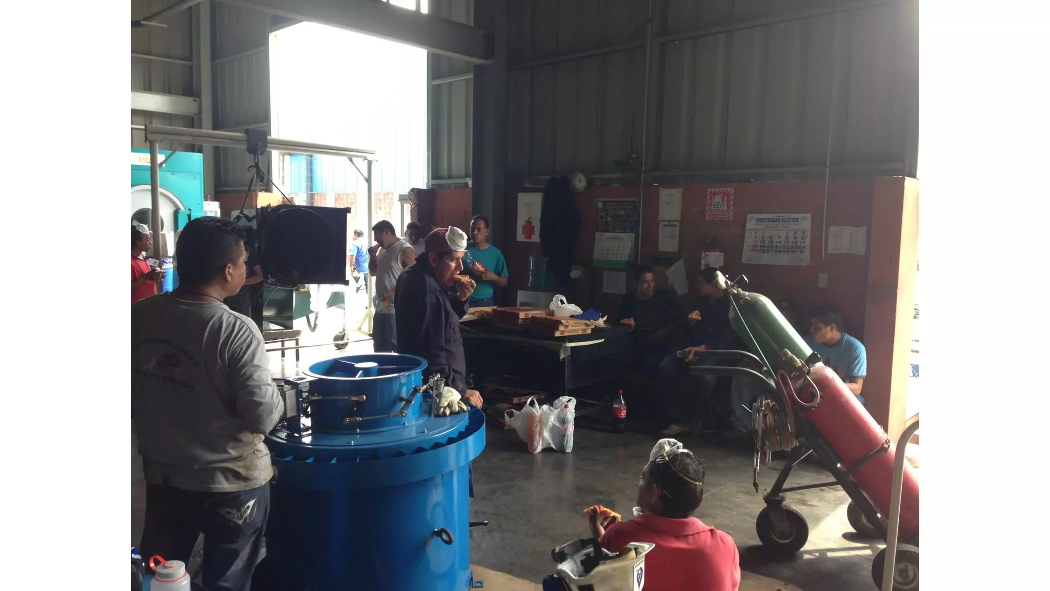 Quemado ST Johnson Instalacion 1000 HP CB High Pressure Boiler Retrofit Petenatti